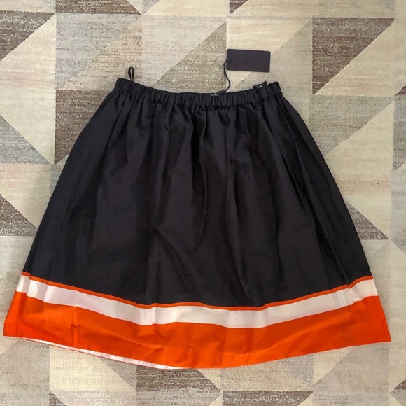 Prada Dresses & Skirts - Prada black orange skirt NWT size 44